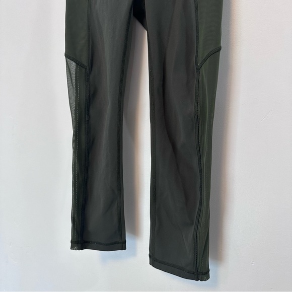 LULULEMON speed up crop 21” high mesh legging green size 2 - Picture 10 of 11